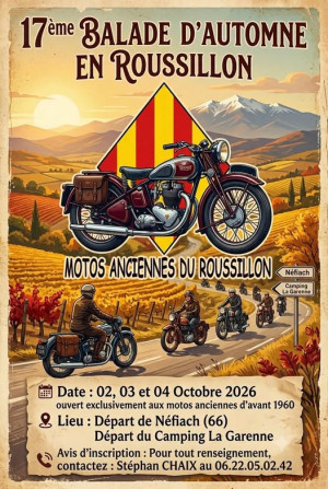 Balade d'automne des Vieux Pistons Aigues Mortais